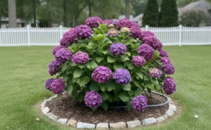 Purple Hydrangea Flowers